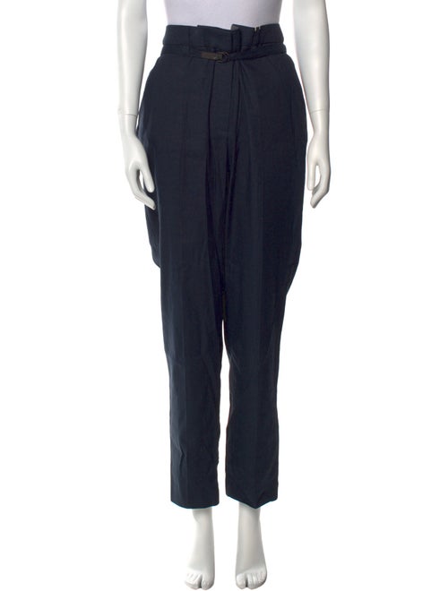 Brunello Cucinelli Linen Straight Leg Pants