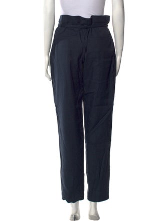 Brunello Cucinelli Linen Straight Leg Pants