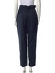 Brunello Cucinelli Linen Straight Leg Pants