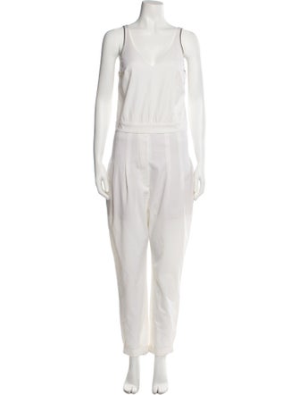 Brunello Cucinelli V-Neck Jumpsuit