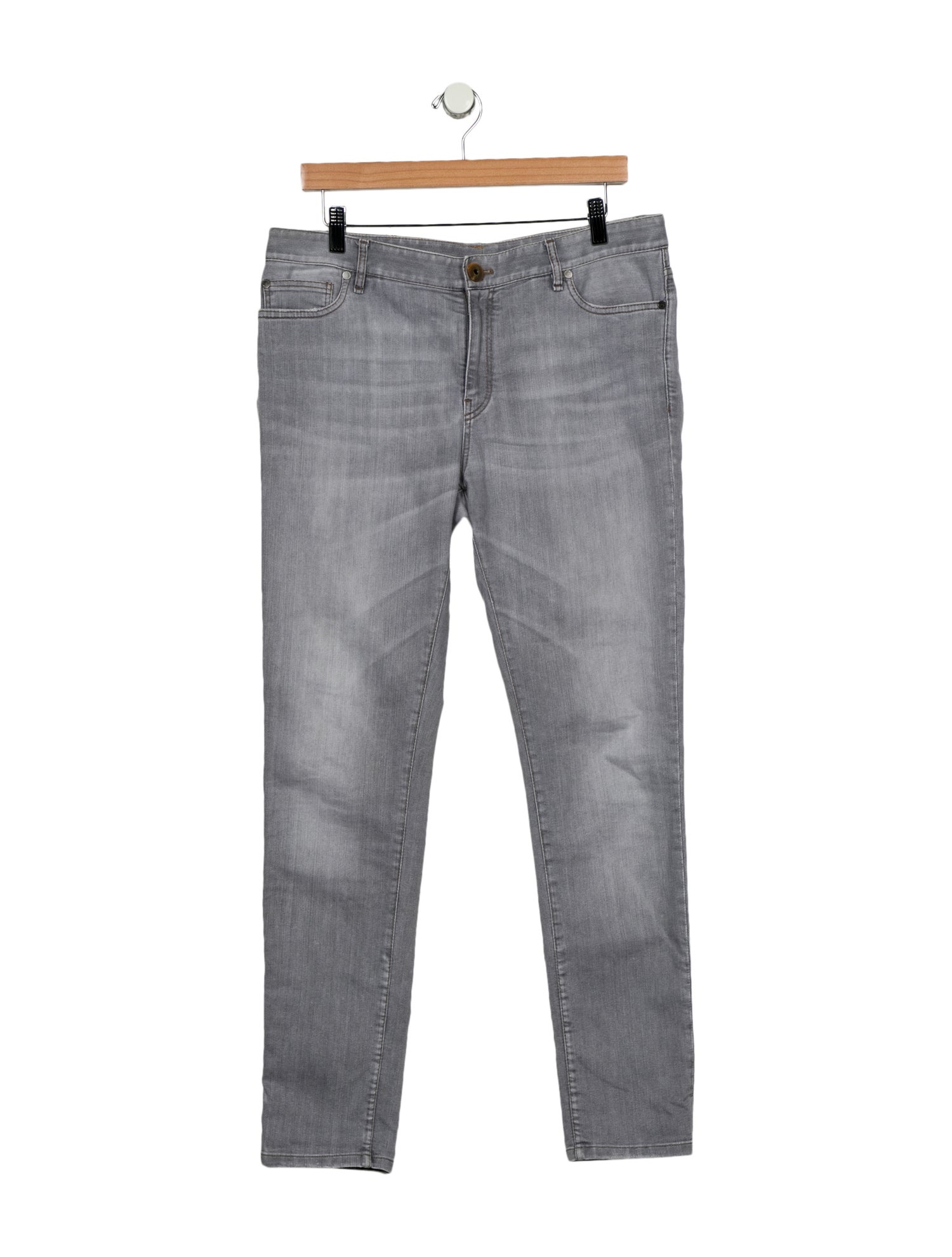 Brunello Cucinelli Mid-Rise Straight Leg Jeans