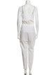 Brunello Cucinelli Virgin Wool V-Neck Jumpsuit