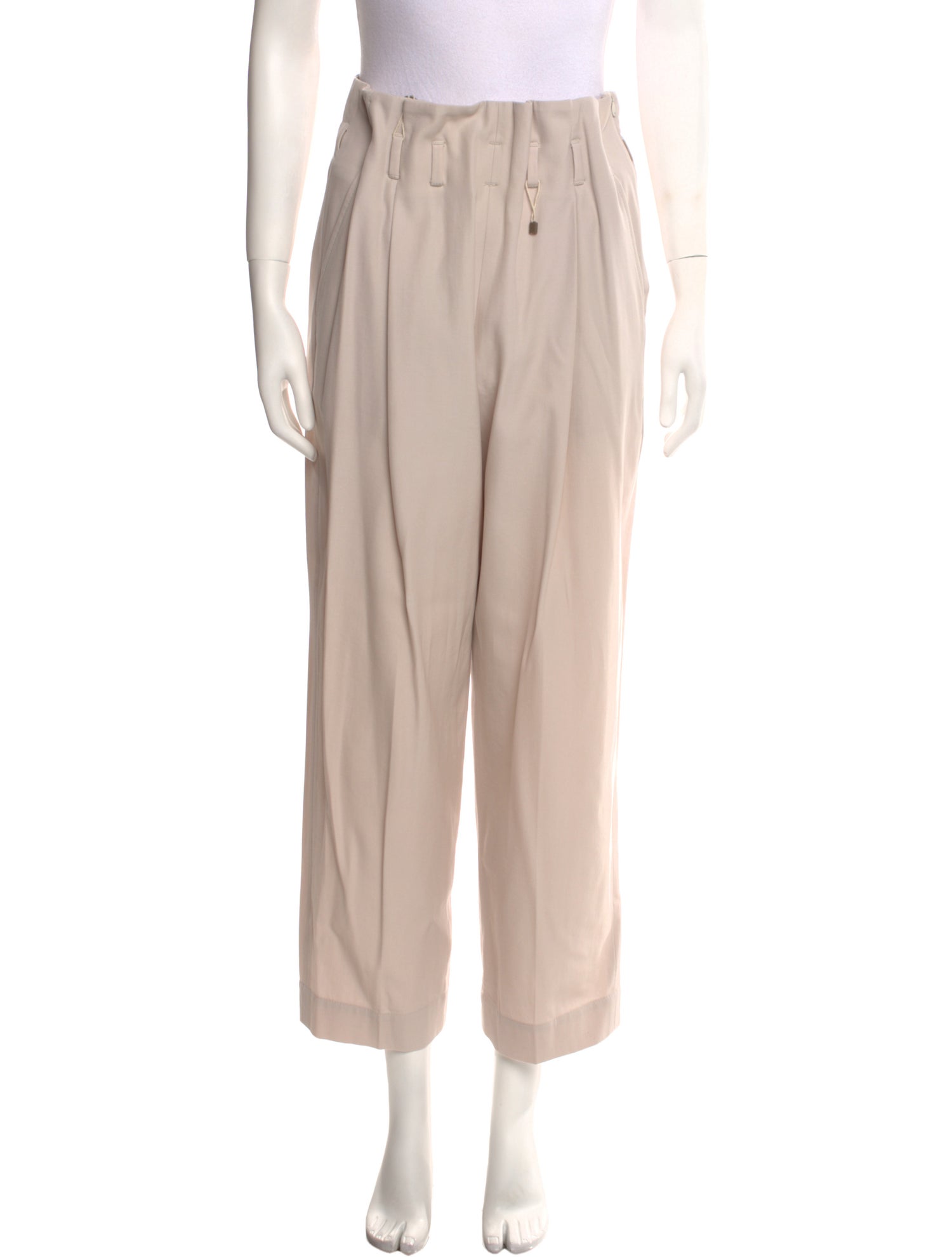 Brunello Cucinelli Virgin Wool Straight Leg Pants