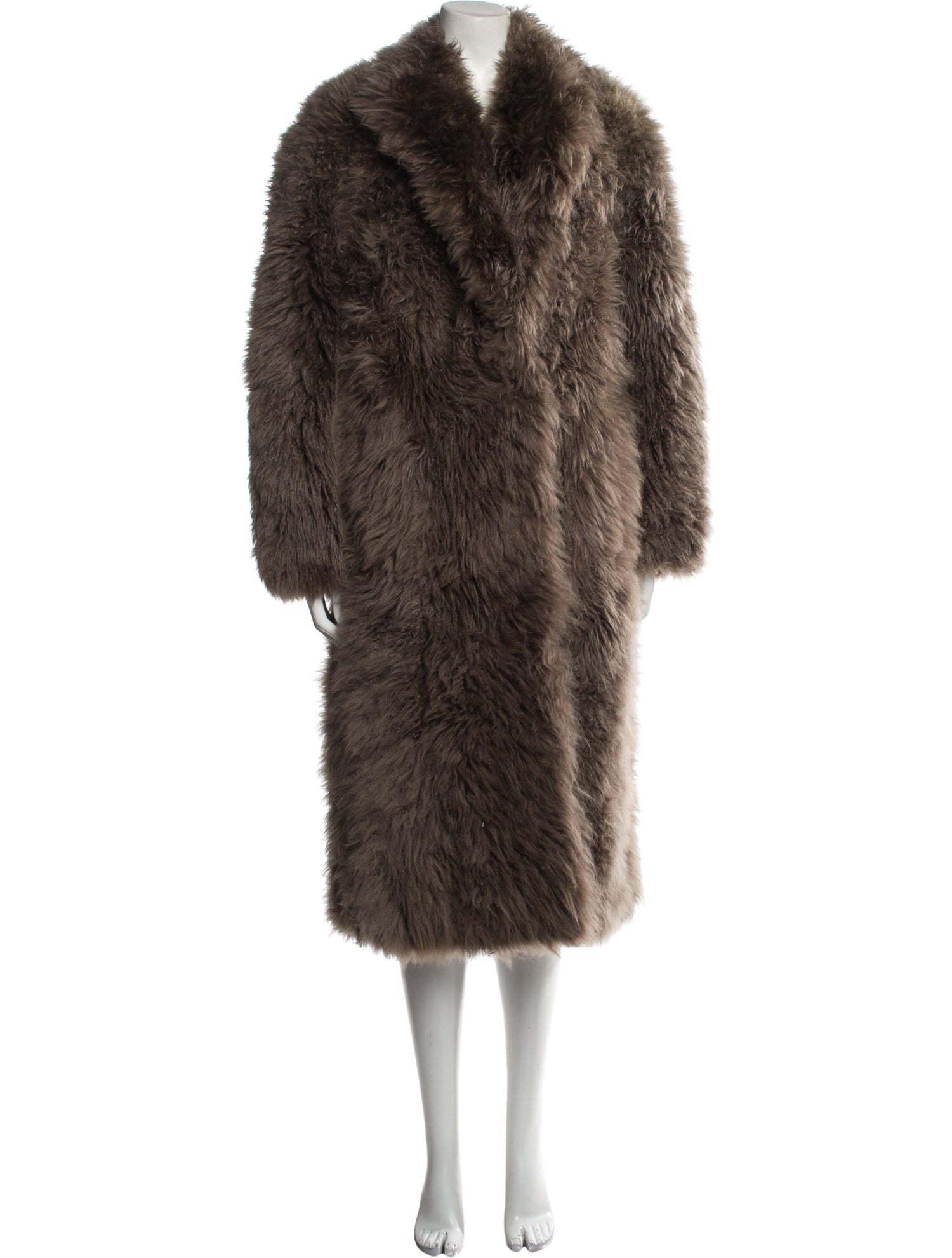 Brunello Cucinelli Goat Fur Coat w/ Tags w/Tags