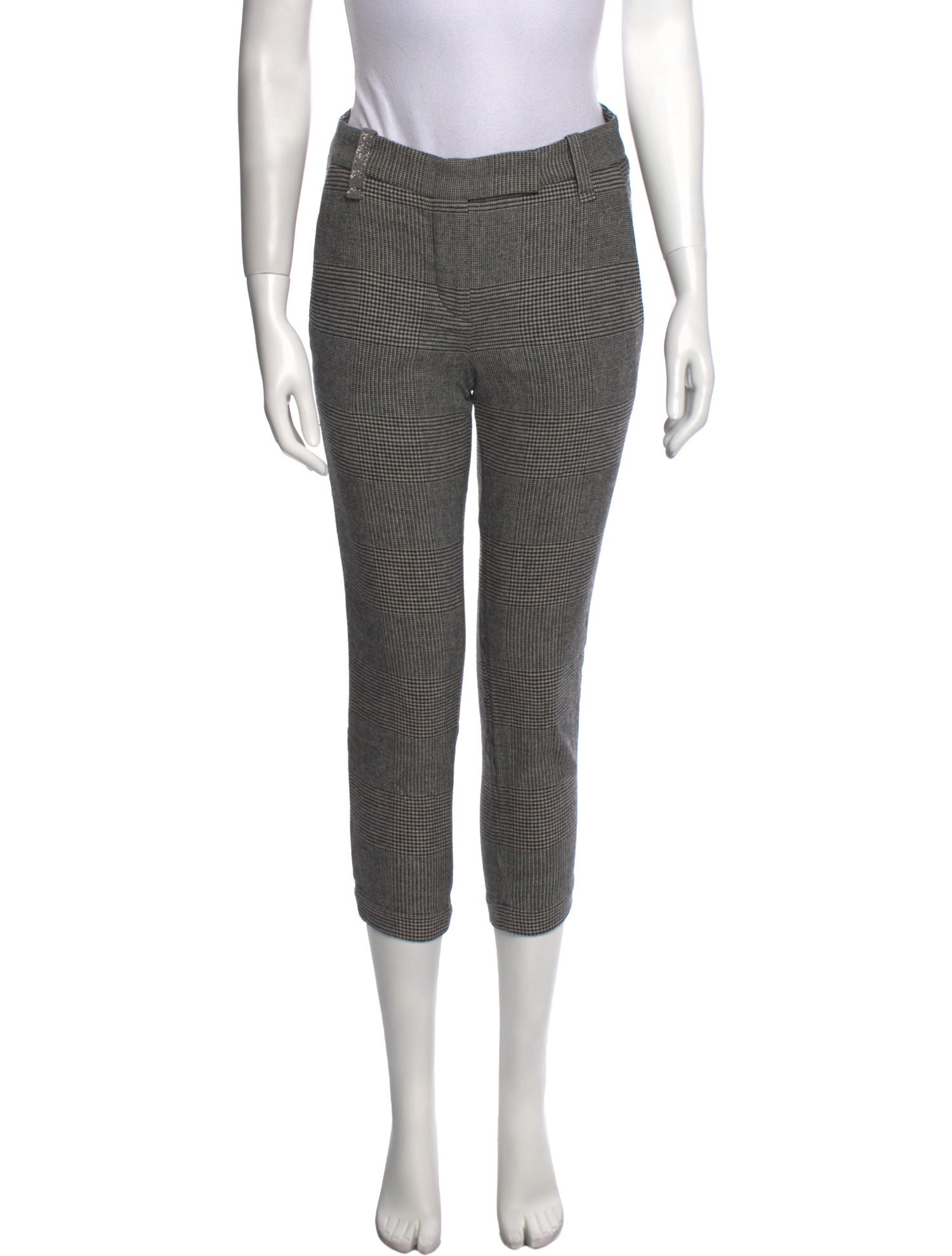 Brunello Cucinelli Virgin Wool Skinny Leg Pants