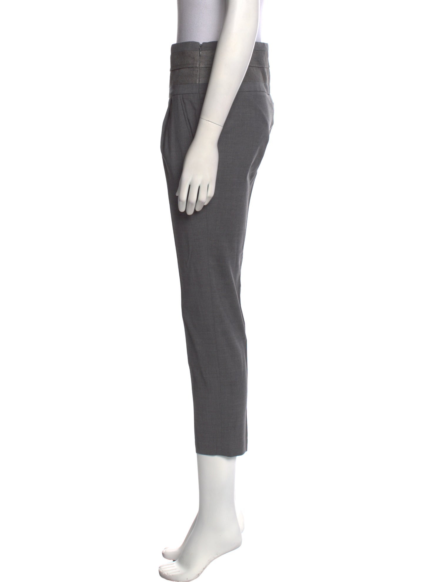 Brunello Cucinelli Virgin Wool Skinny Leg Pants