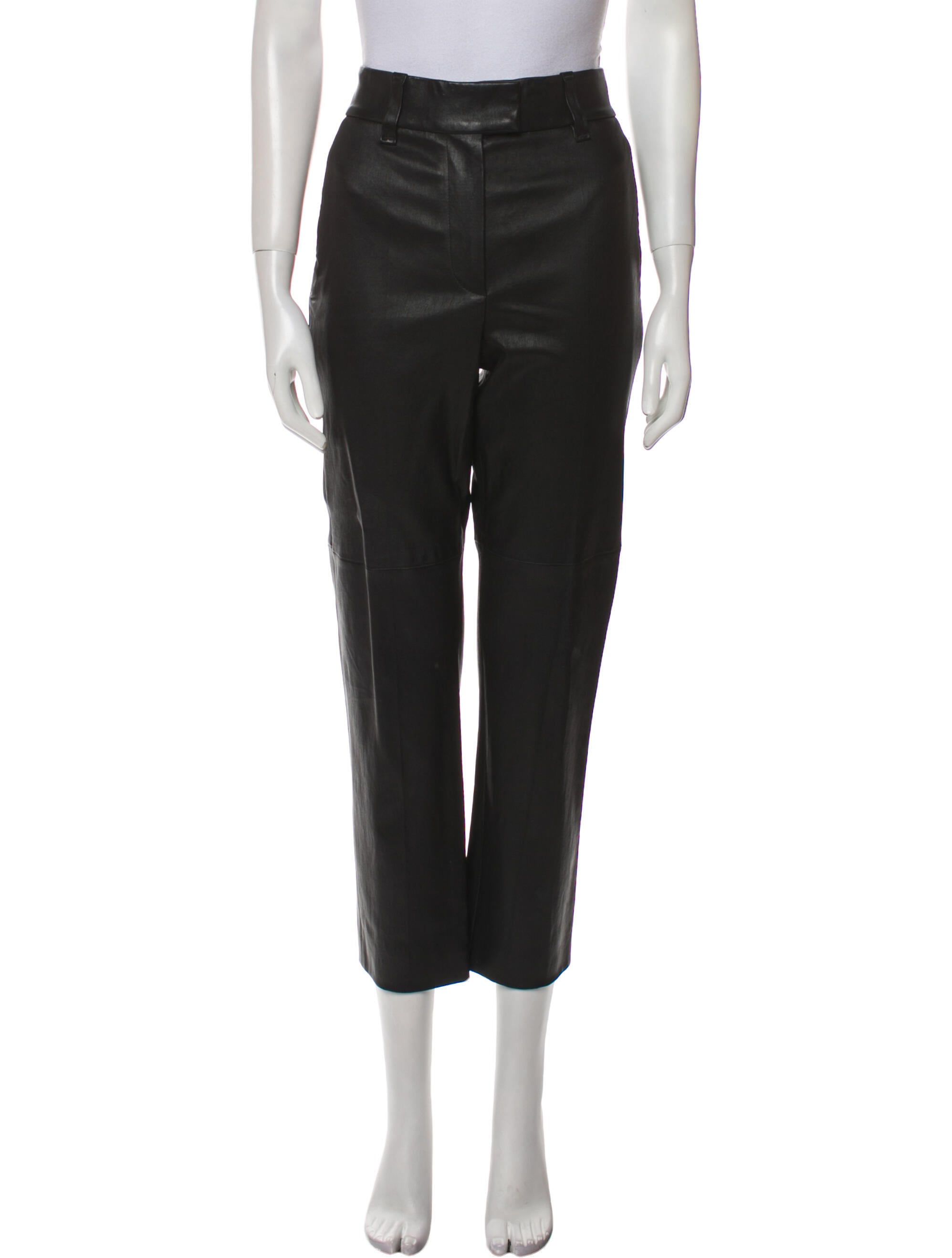 Brunello Cucinelli Straight Leg Pants - Black, 12
