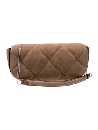 Brunello Cucinelli Suede Shoulder Bag