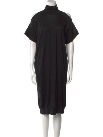 Brunello Cucinelli Turtleneck Midi Length Dress