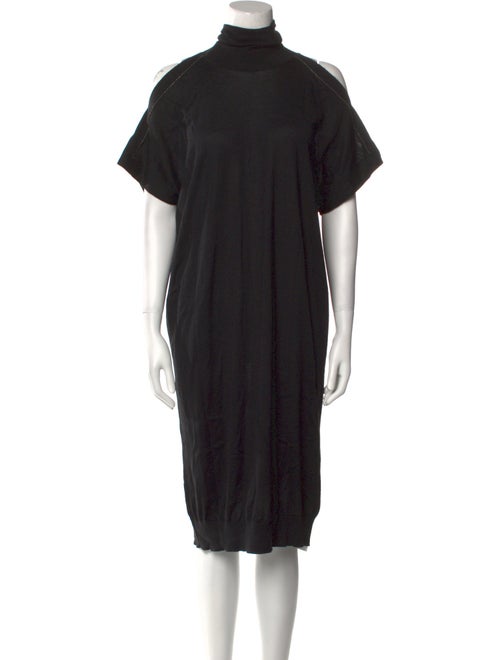 Brunello Cucinelli Turtleneck Midi Length Dress