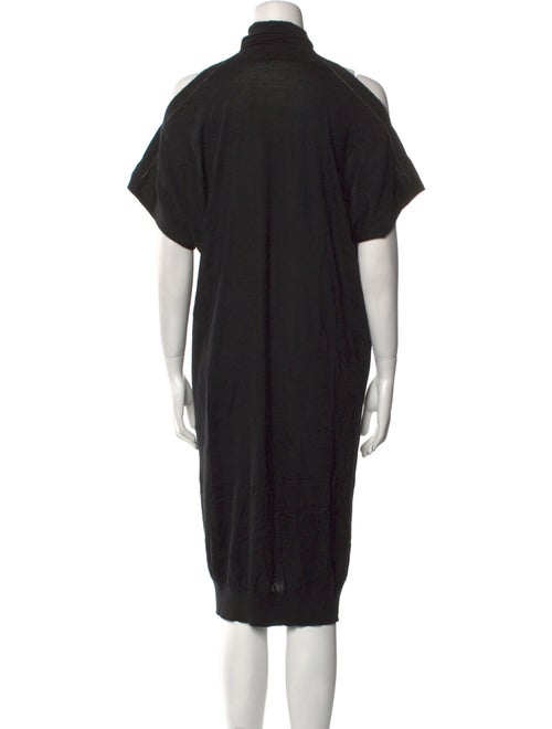 Brunello Cucinelli Turtleneck Midi Length Dress