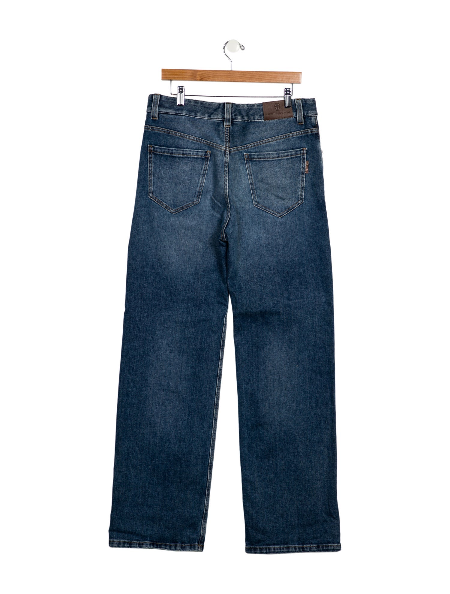 Brunello Cucinelli High-Rise Wide Leg Jeans