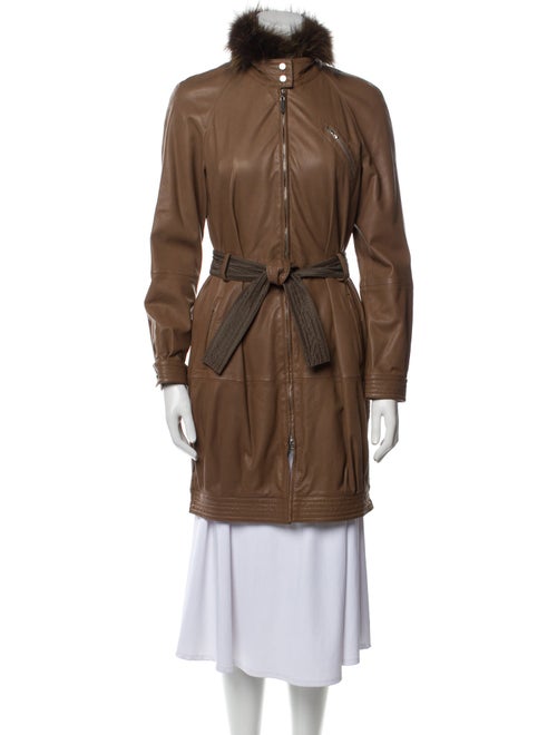 Brunello Cucinelli Leather Utility Jacket