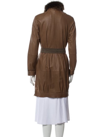 Brunello Cucinelli Leather Utility Jacket