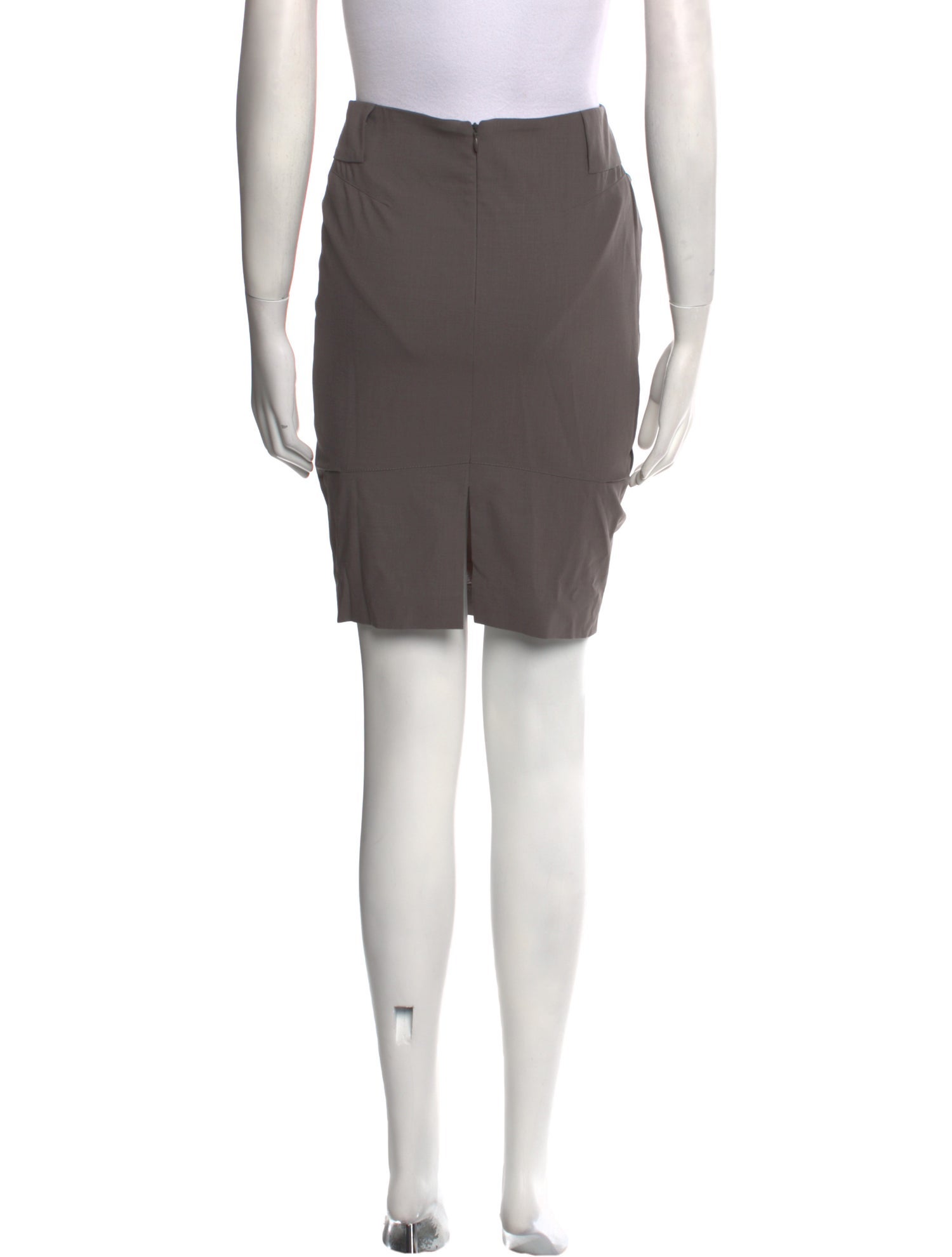 Brunello Cucinelli Virgin Wool Knee-Length Skirt