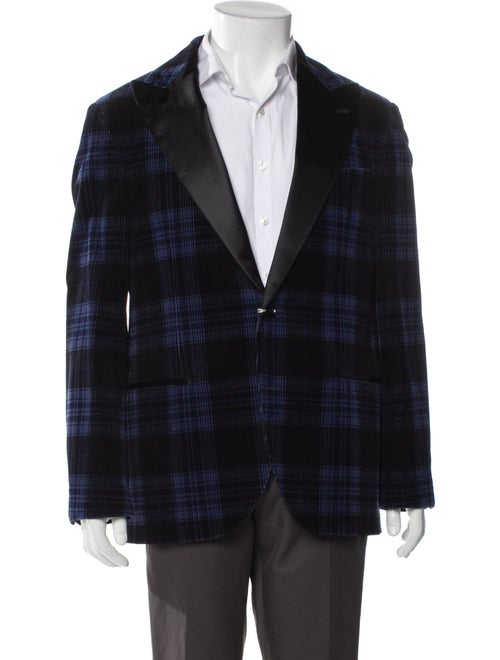 Brunello Cucinelli Plaid Print Blazer