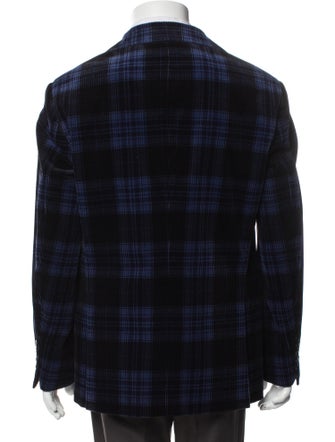 Brunello Cucinelli Plaid Print Blazer