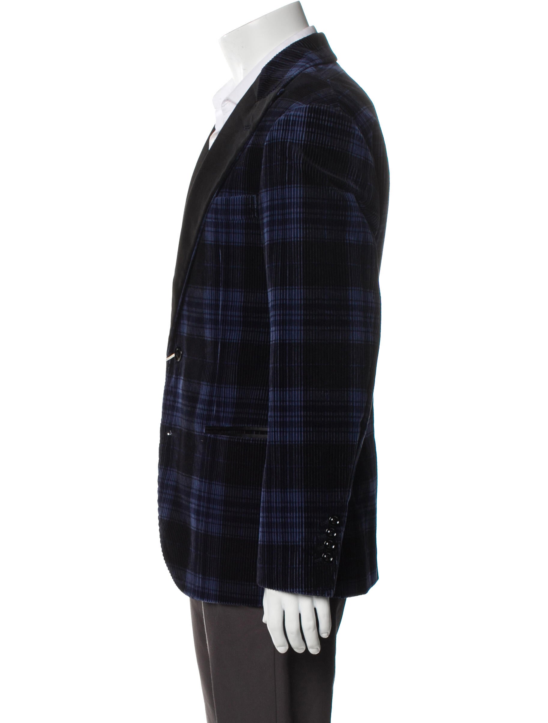 Brunello Cucinelli Plaid Print Blazer