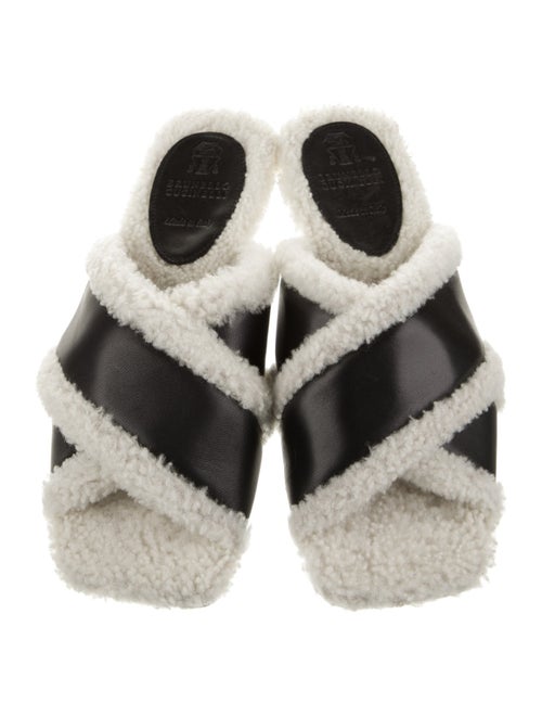Brunello Cucinelli Leather Slides