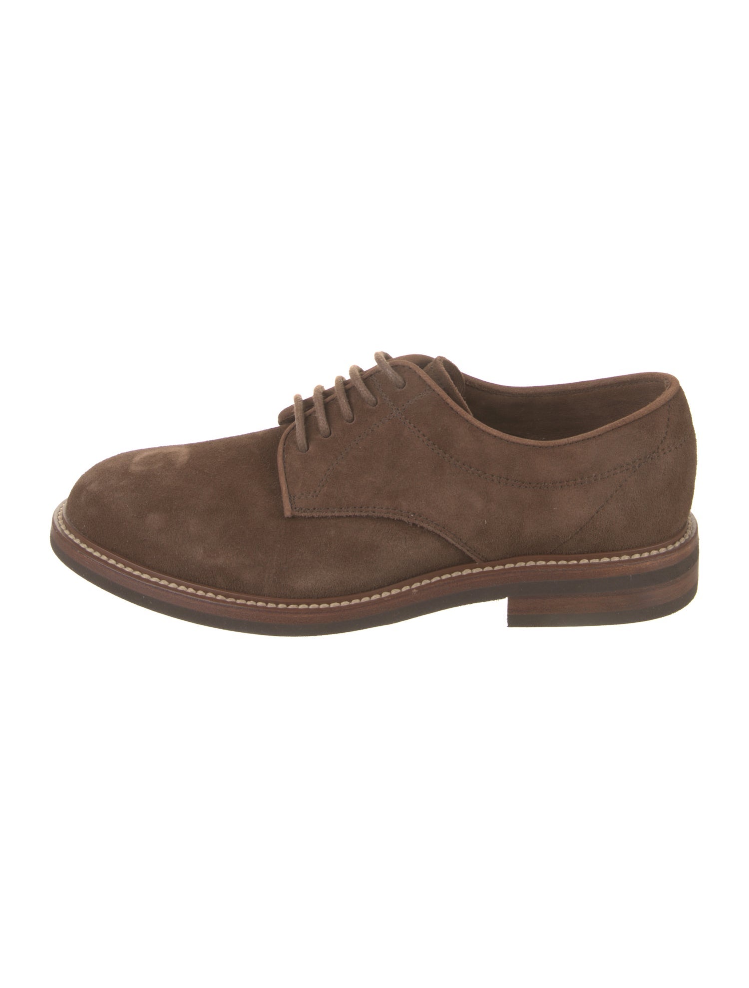 Brunello Cucinelli Suede Derby Shoes