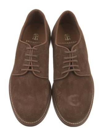 Brunello Cucinelli Suede Derby Shoes