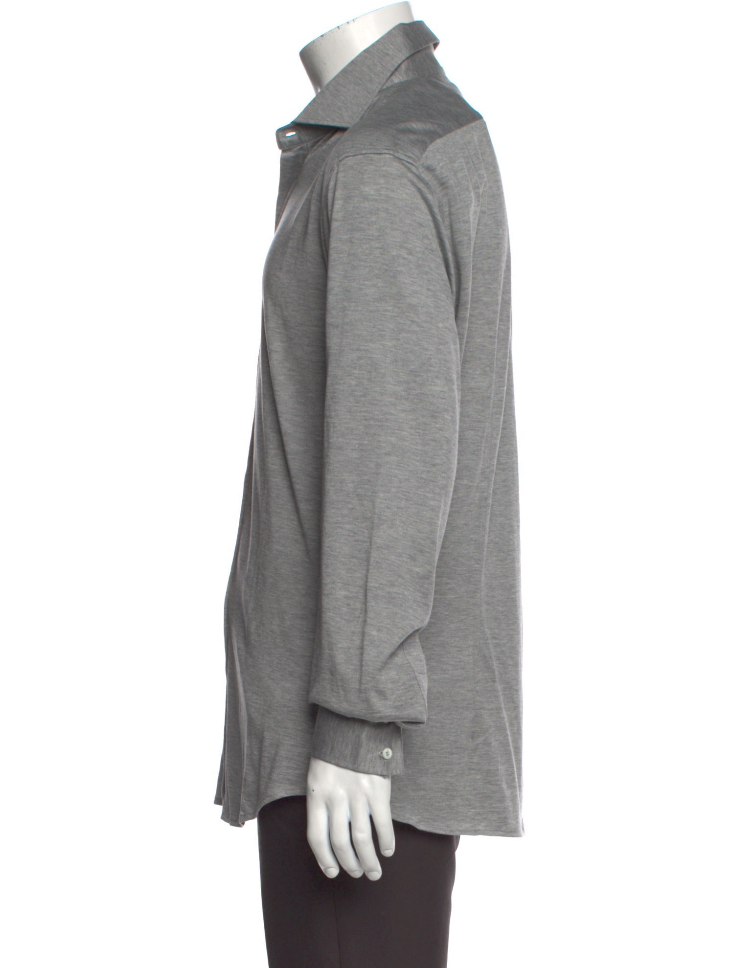 Brunello Cucinelli Silk Long Sleeve Shirt