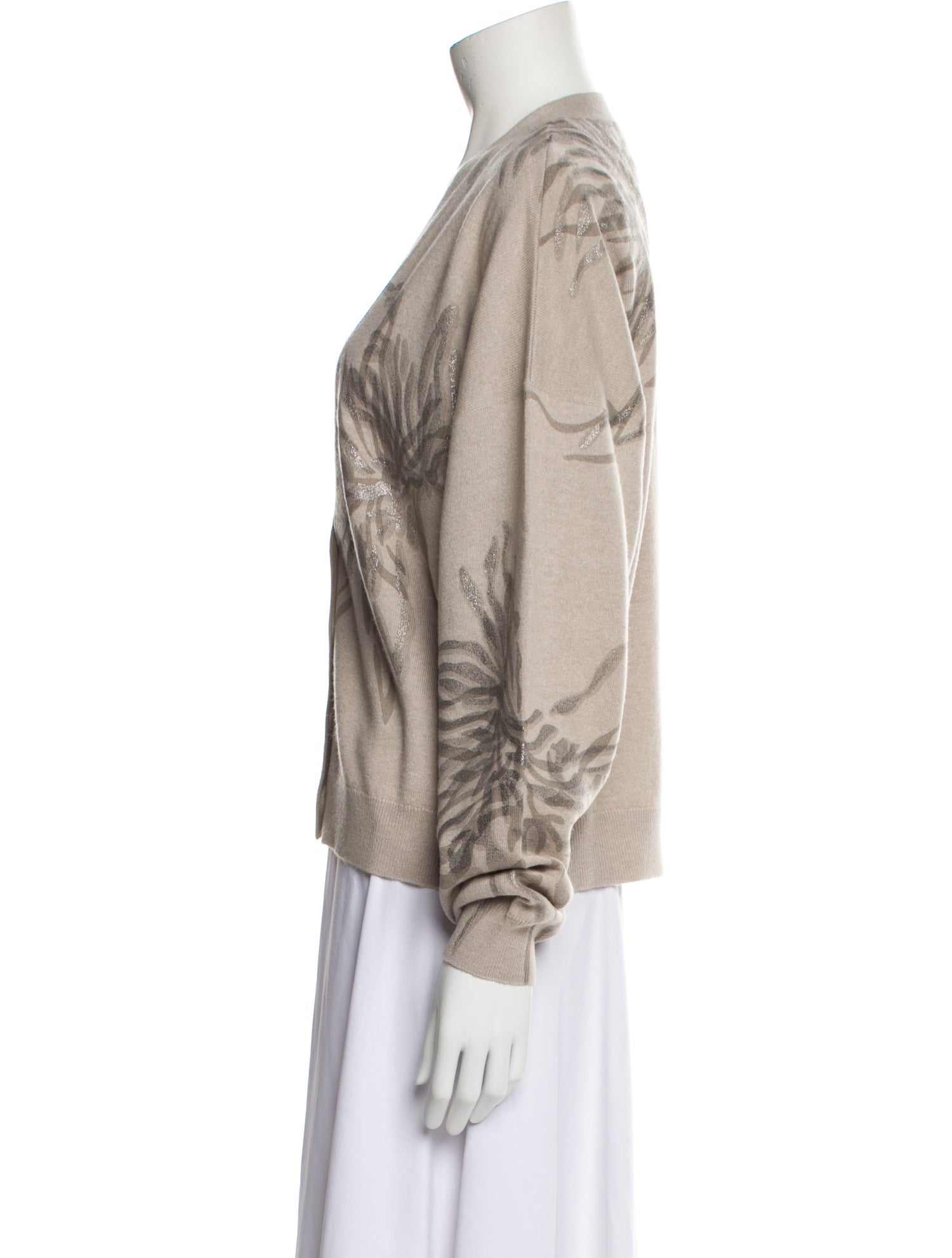 Brunello Cucinelli Virgin Wool Graphic Print Sweater w/ Tags