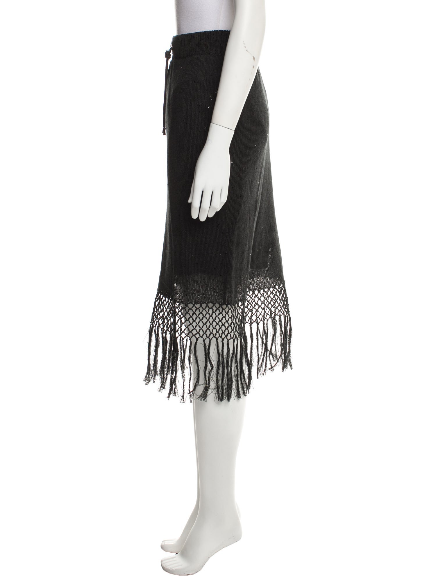 Brunello Cucinelli Linen Midi Length Skirt w/ Tags