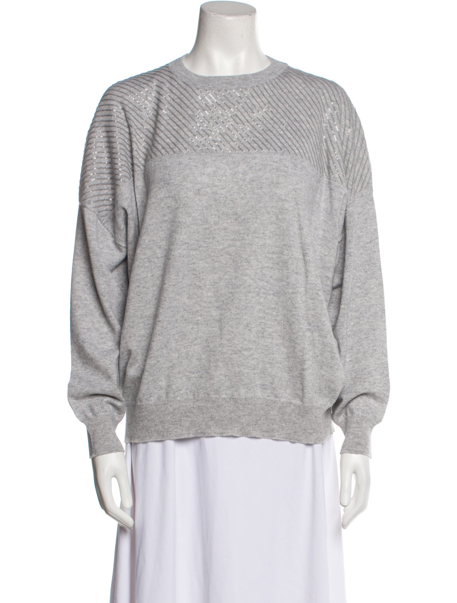 Brunello Cucinelli Cashmere Crew Neck Sweater