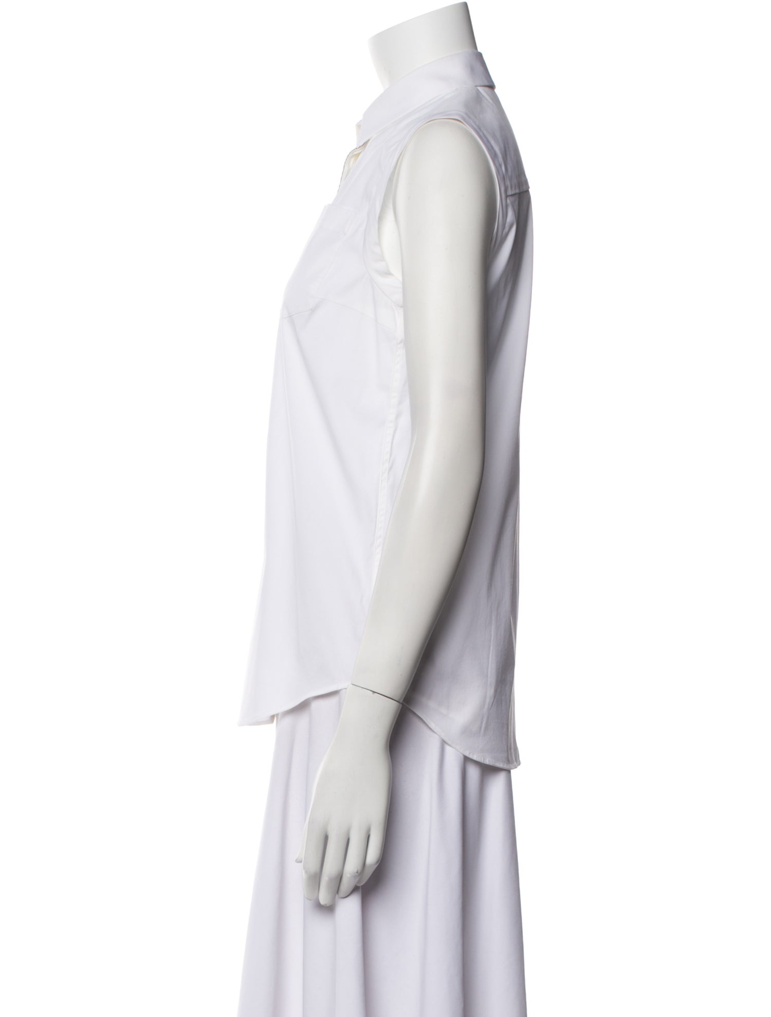 Brunello Cucinelli Mock Neck Long Sleeve Blouse