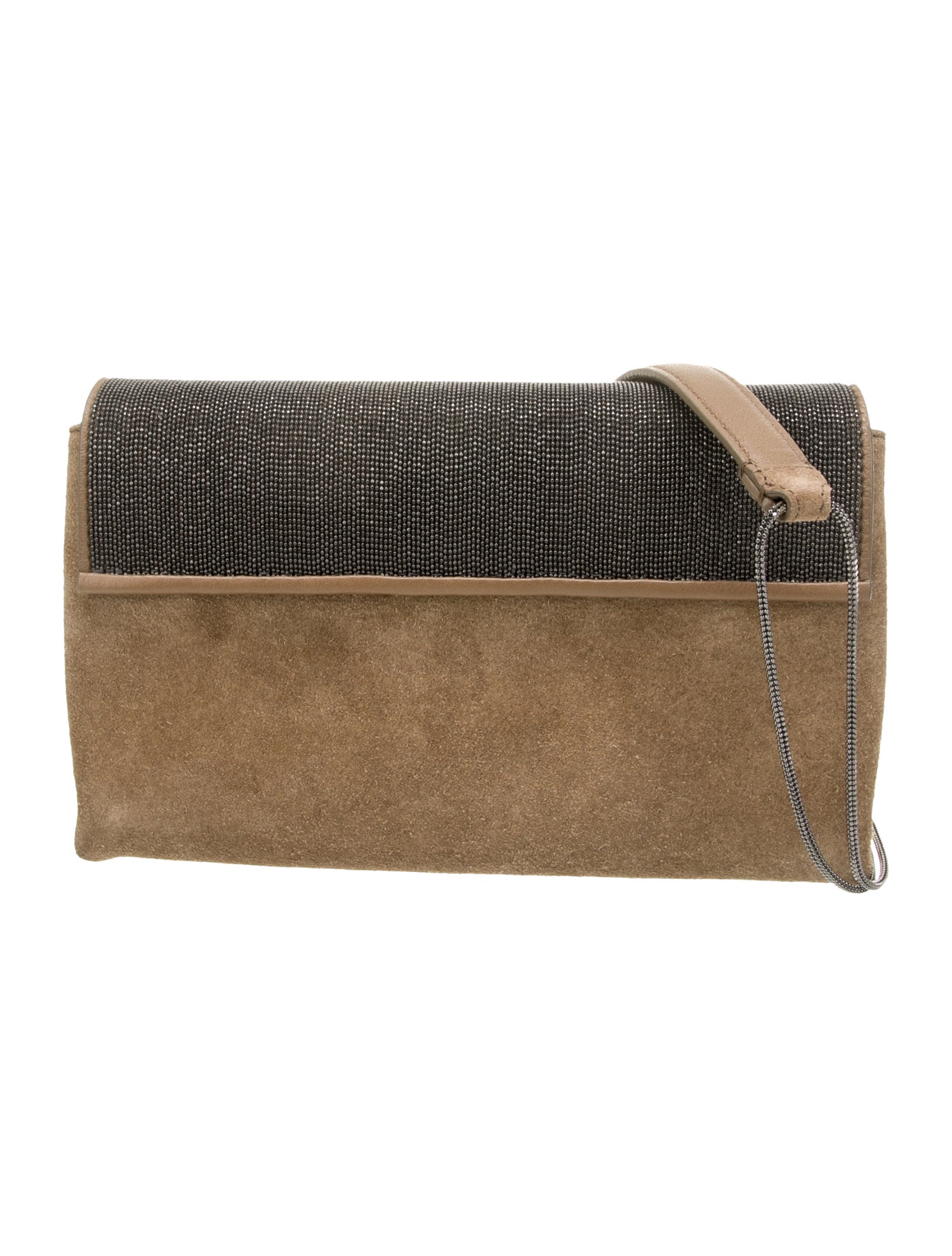 Brunello Cucinelli Suede Shoulder Bag