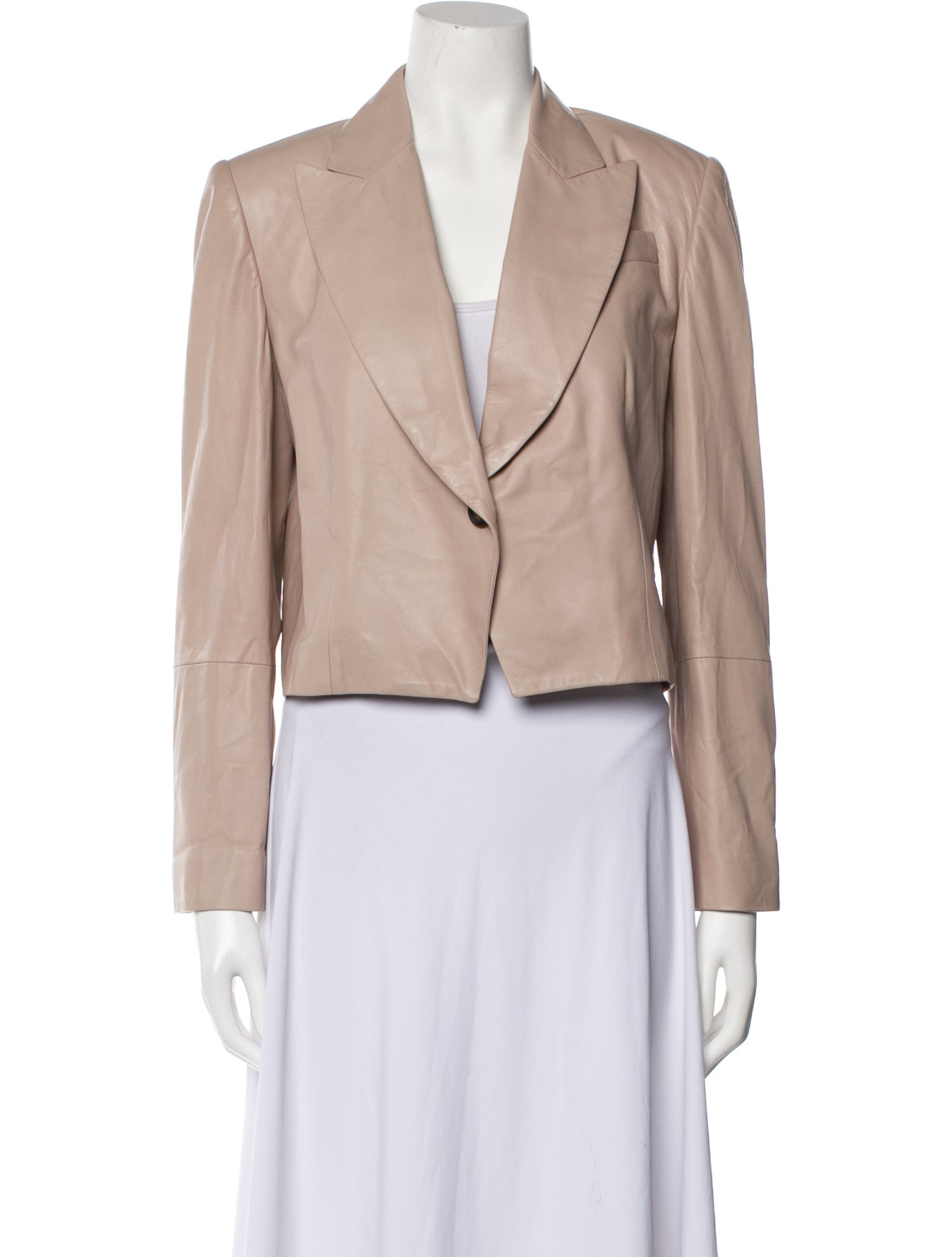 Brunello Cucinelli Leather Blazer