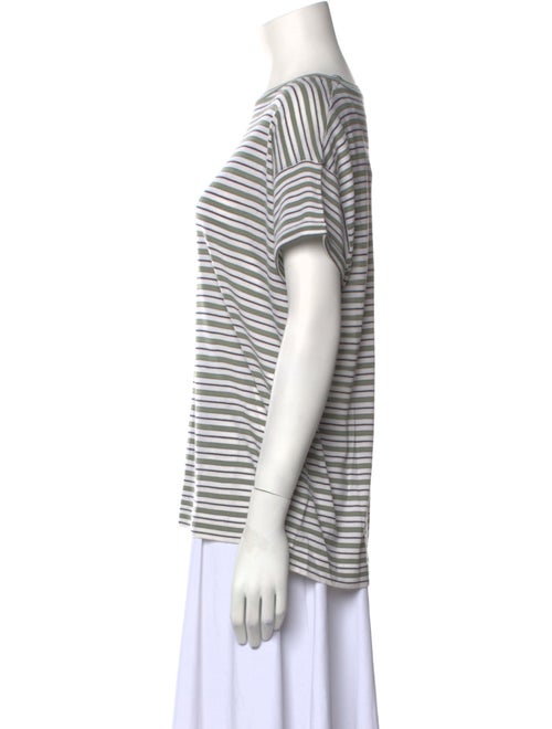 Brunello Cucinelli Striped Bateau Neckline T-Shirt