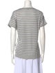 Brunello Cucinelli Striped Bateau Neckline T-Shirt