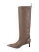 Brunello Cucinelli Monili Leather Riding Boots