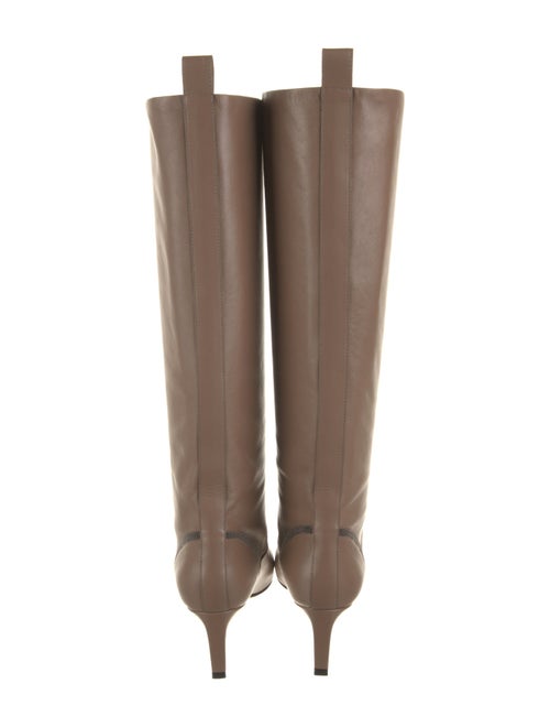 Brunello Cucinelli Monili Leather Boots
