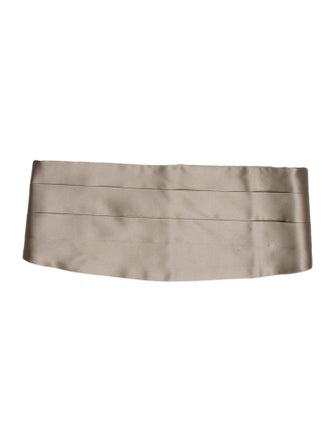 Brunello Cucinelli Silk Pleated Cummerbund