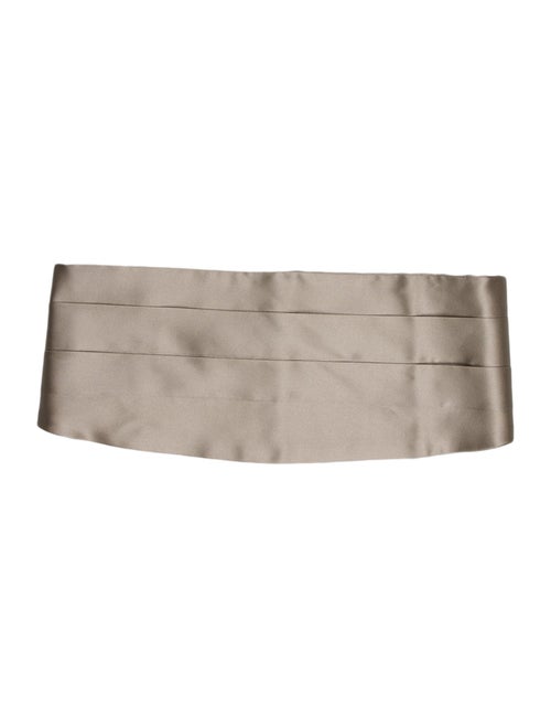 Brunello Cucinelli Silk Pleated Cummerbund