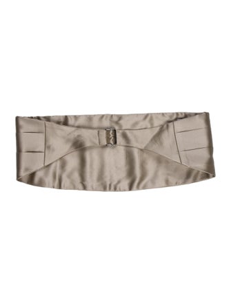 Brunello Cucinelli Silk Pleated Cummerbund
