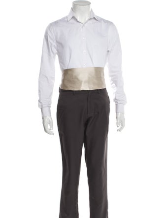 Brunello Cucinelli Silk Pleated Cummerbund