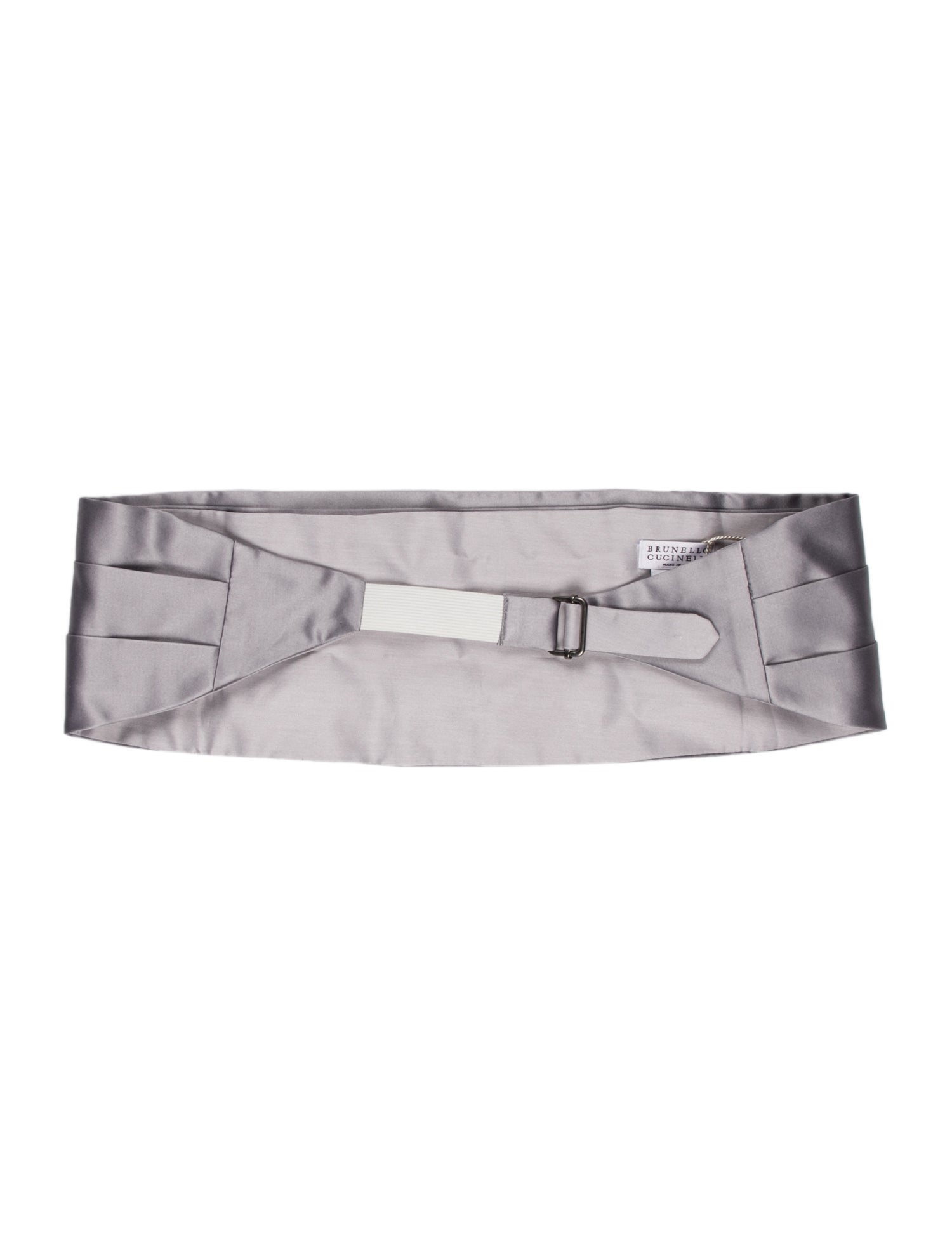 Brunello Cucinelli Silk Pleated Cummerbund