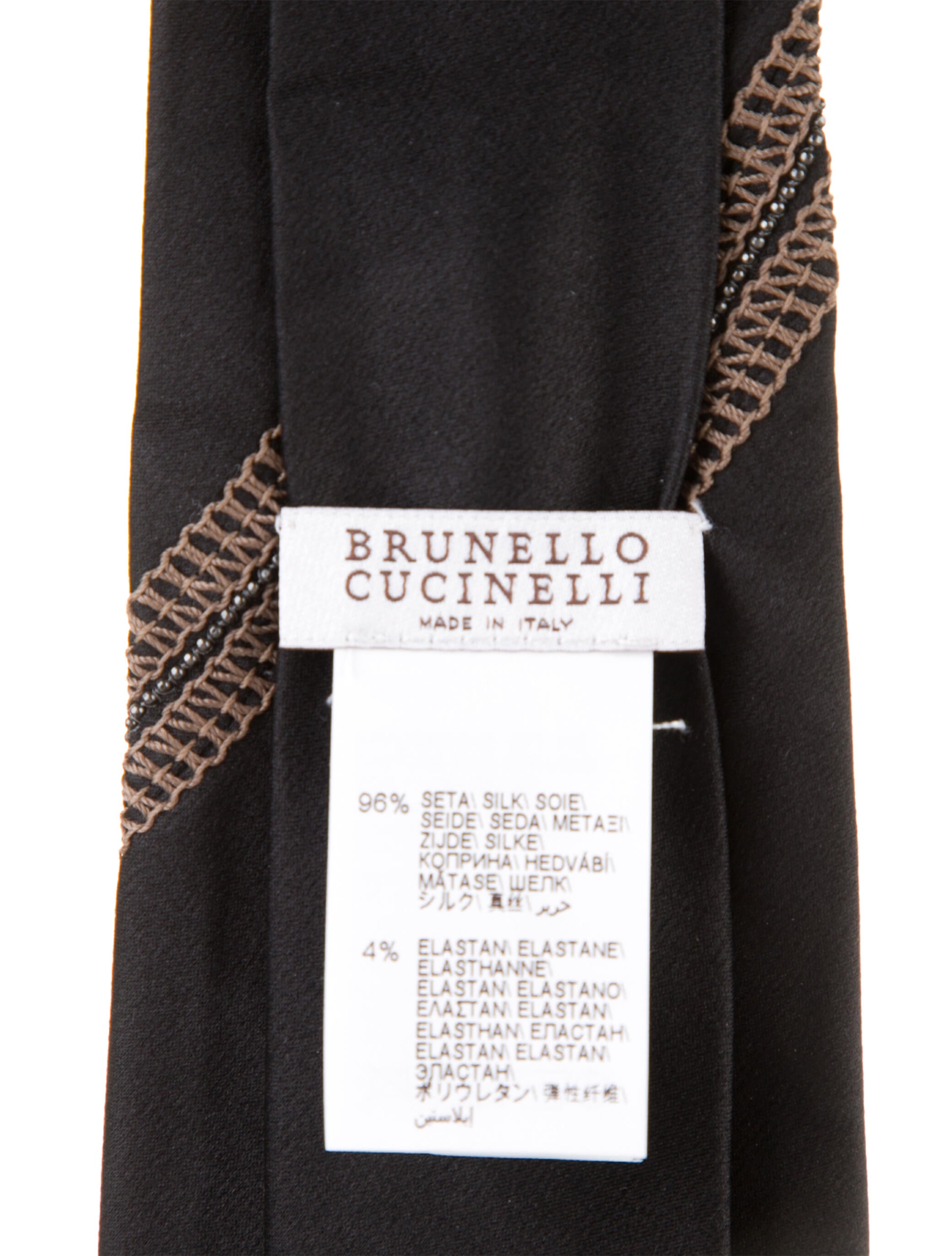 Brunello Cucinelli Silk Patterned Tie