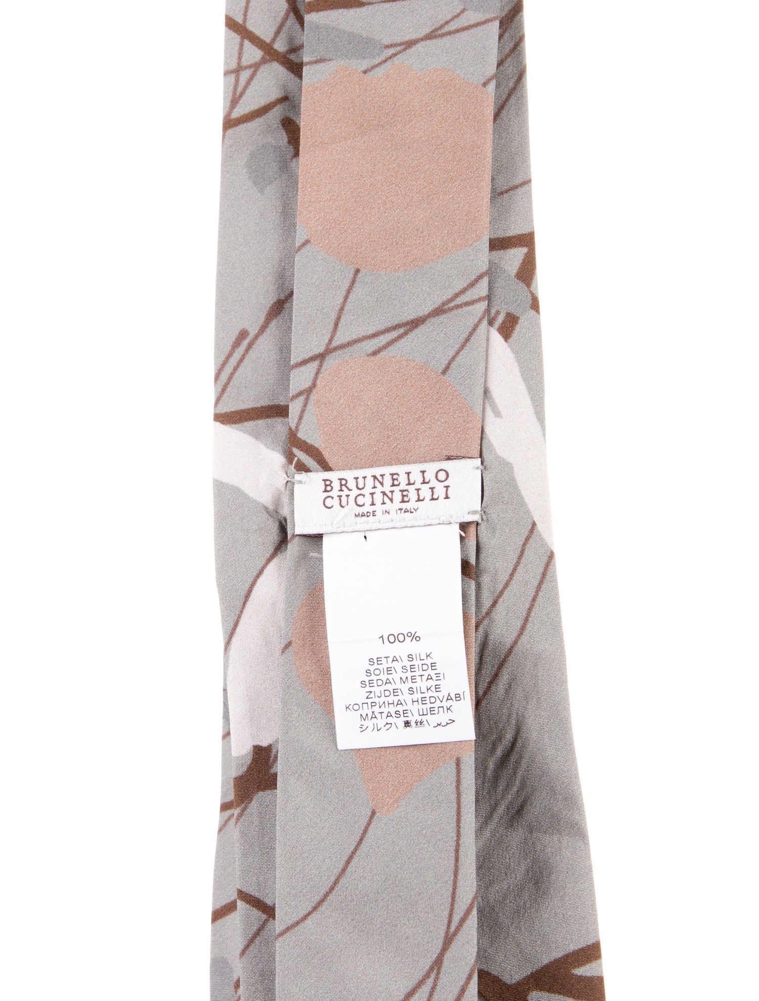 Brunello Cucinelli Silk Patterned Tie