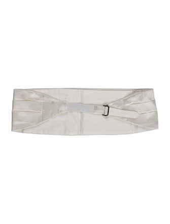 Brunello Cucinelli Silk Pleated Cummerbund