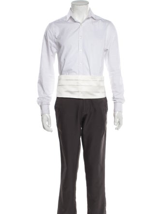 Brunello Cucinelli Silk Pleated Cummerbund