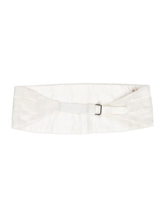 Brunello Cucinelli Silk Pleated Cummerbund