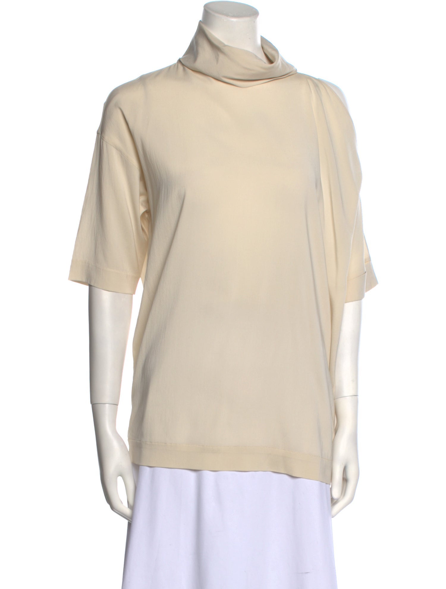 Brunello Cucinelli Turtleneck Short Sleeve Sweatshirt