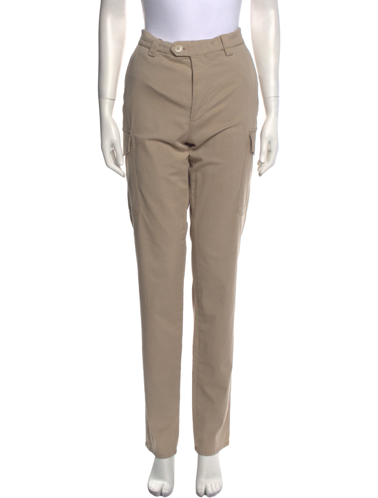 Brunello Cucinelli High-Rise Straight Leg Jeans