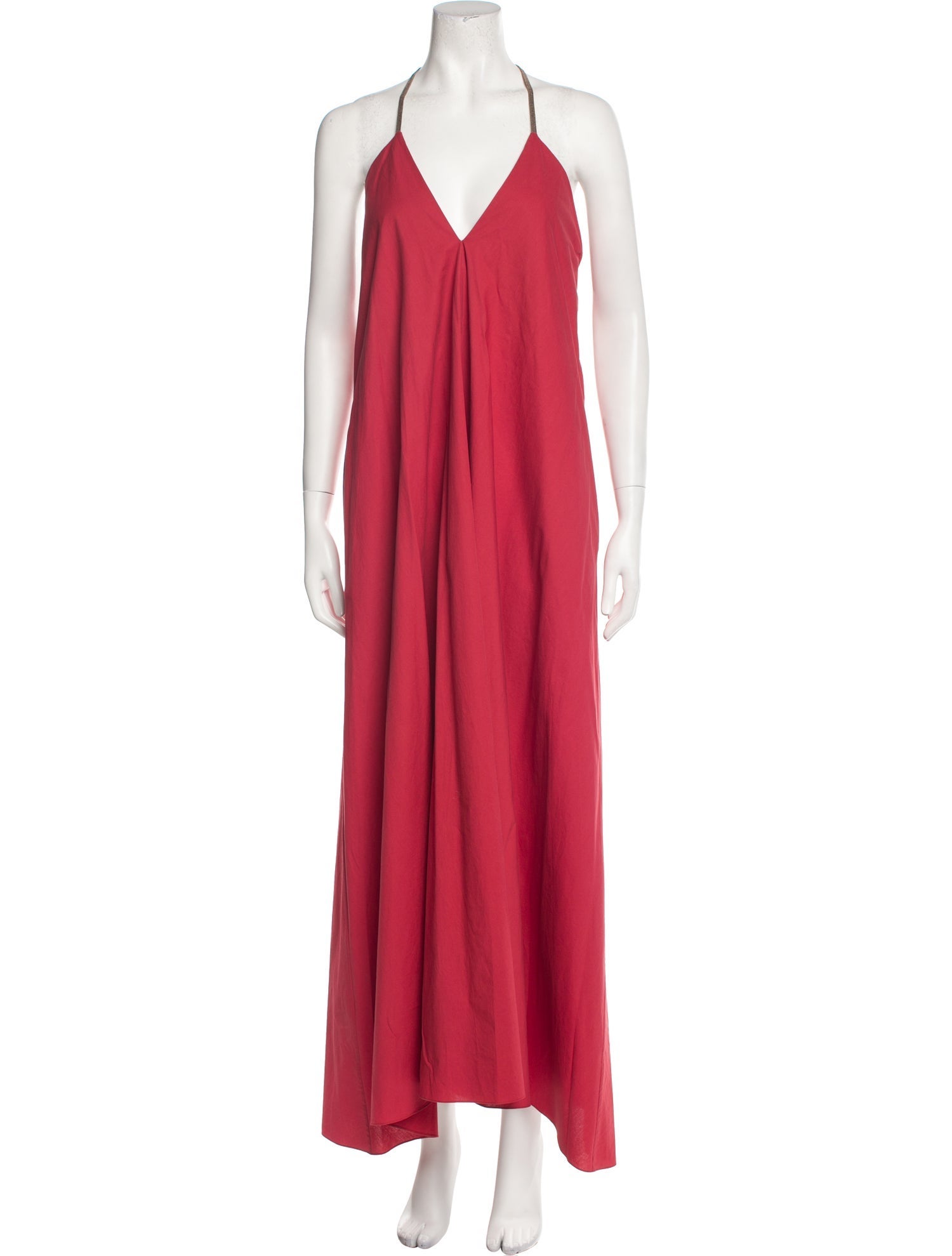 Brunello Cucinelli V-Neck Midi Length Dress w/ Tags