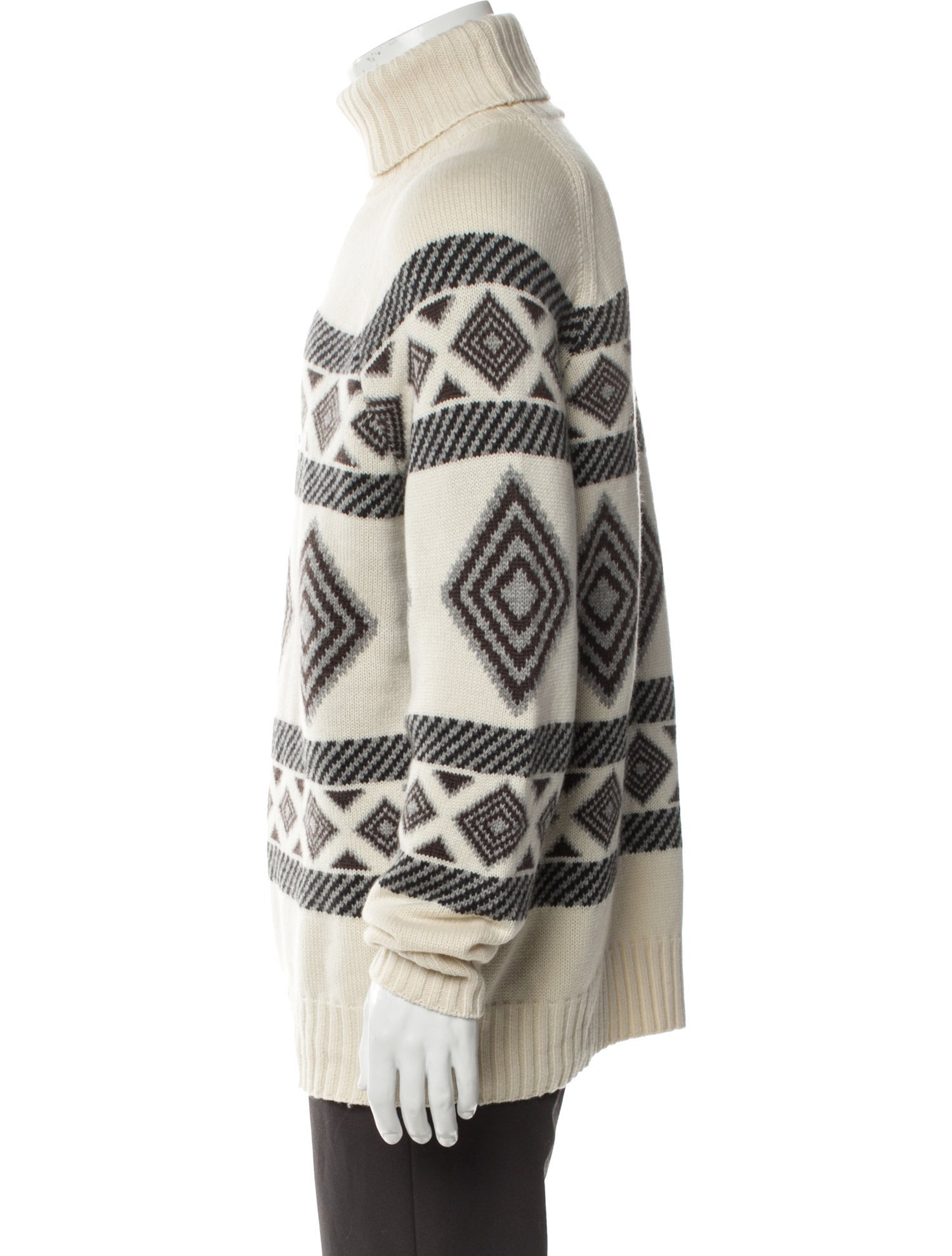 Brunello Cucinelli Cashmere Printed Pullover w/ Tags